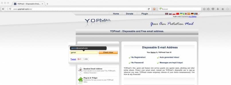 Connectez-vous à YopMail
