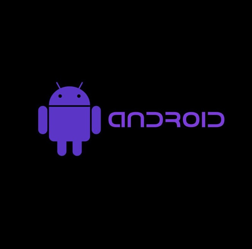 logo android en violet